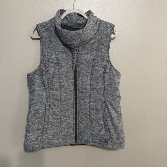 The North Face gray puffer vest size X-large - Picture 1 of 8